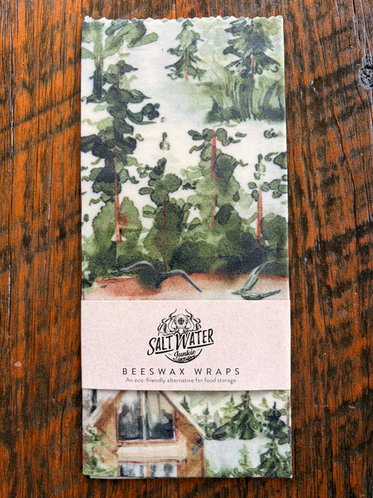 Cabin in the pines Beeswax Food Wraps - Singles