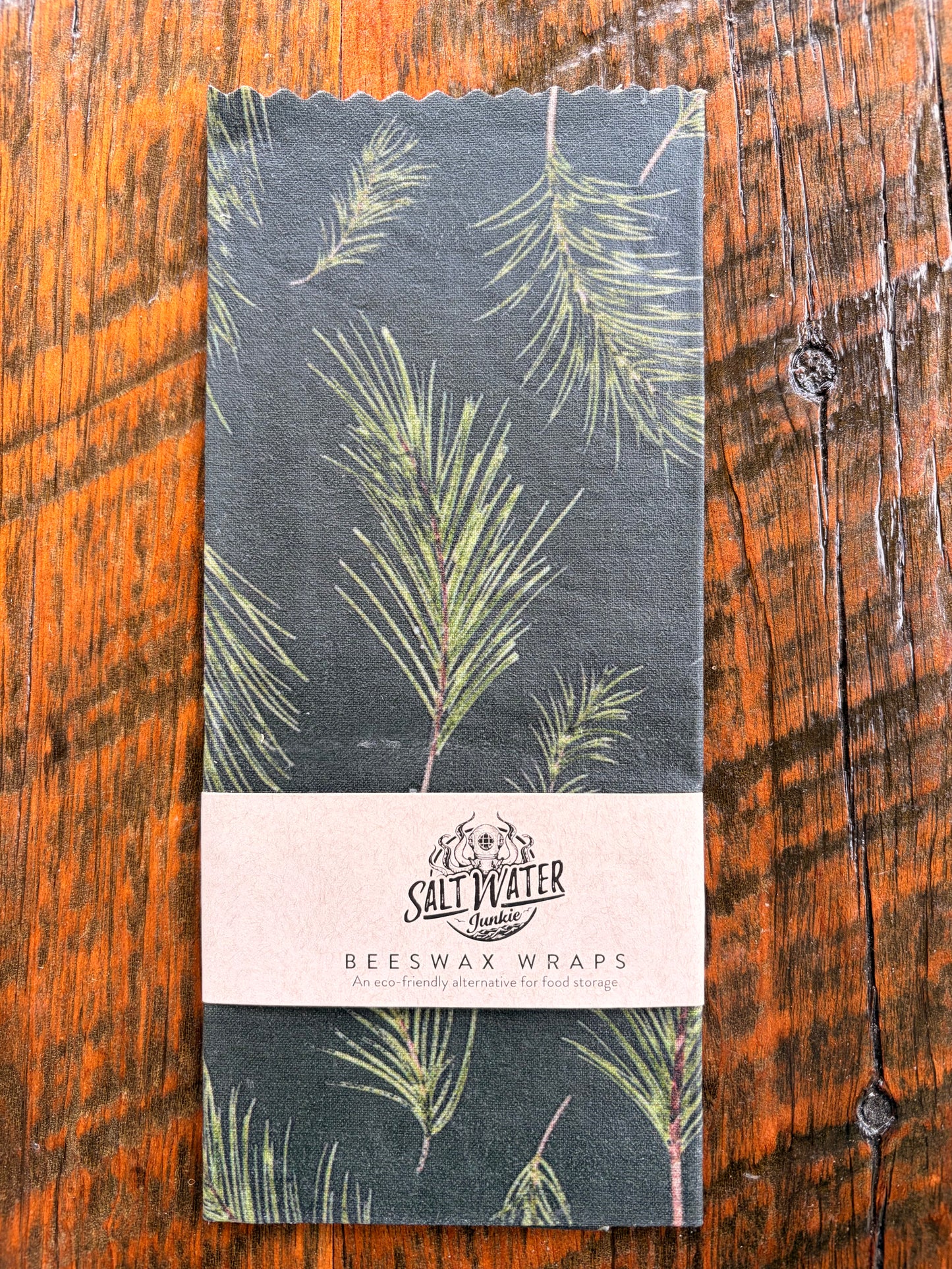 Pine Needle Beeswax Food Wraps - Singles