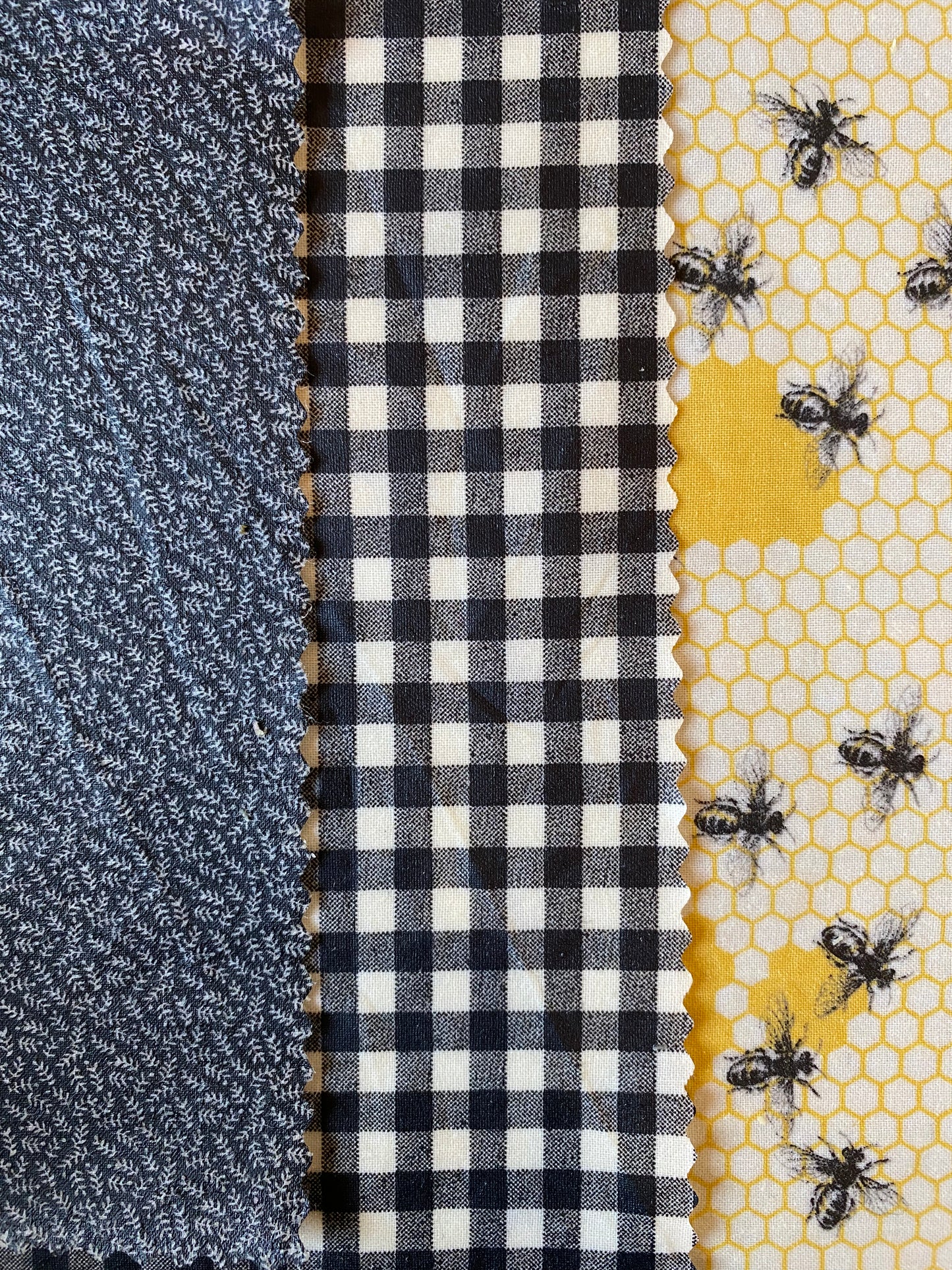 Honey Bee - Trio Set Of Beeswax Food Wraps