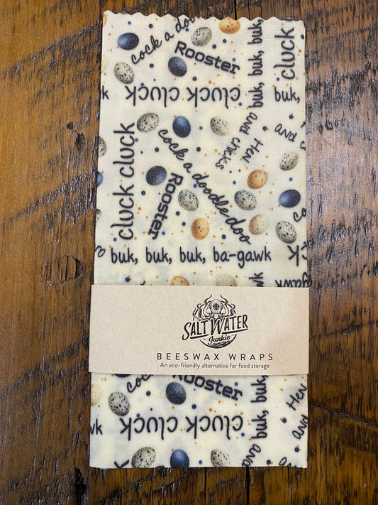 Chicken Time Beeswax Food Wrap - Single Medium