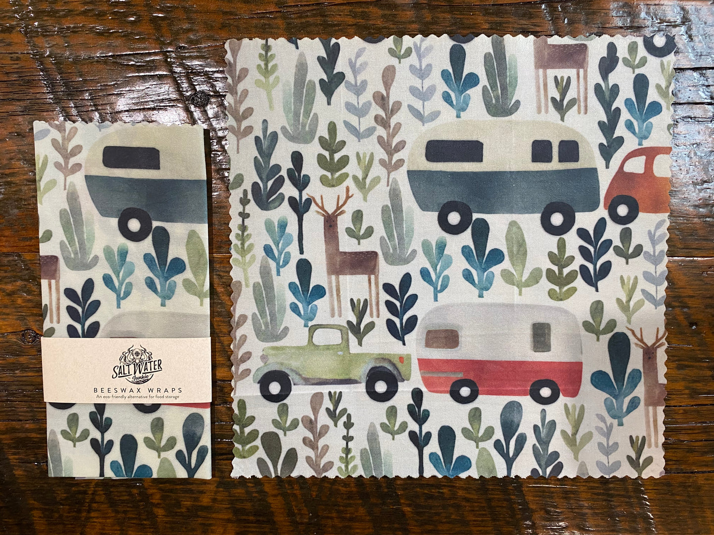 Trailer Time Beeswax Food Wrap - Single Medium