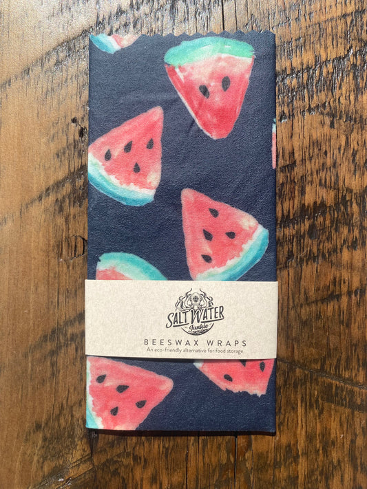 Watermelon Beeswax Food Wrap - Single Medium