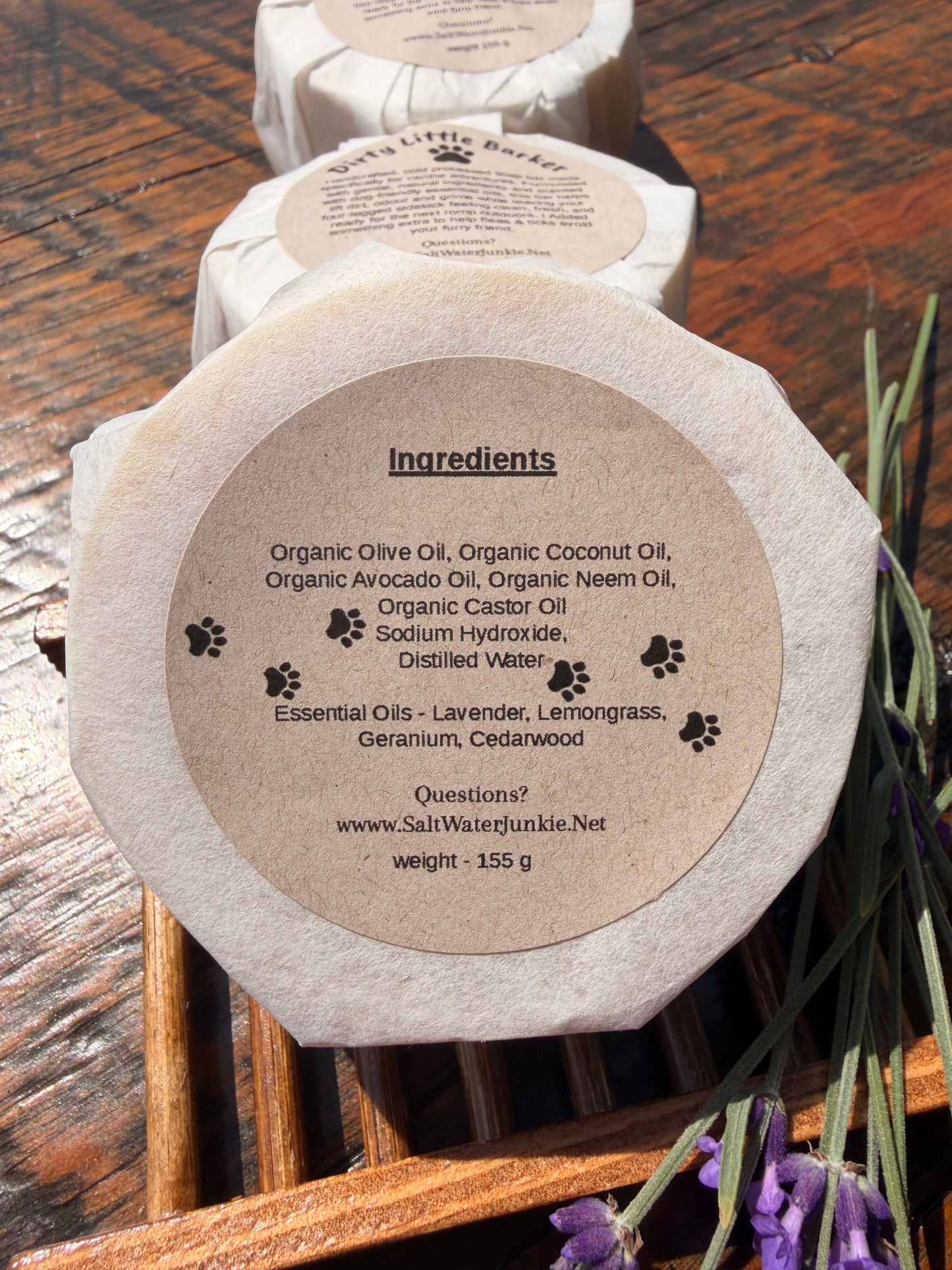 Dirty Little Barker - Cold Processed Dog Soap