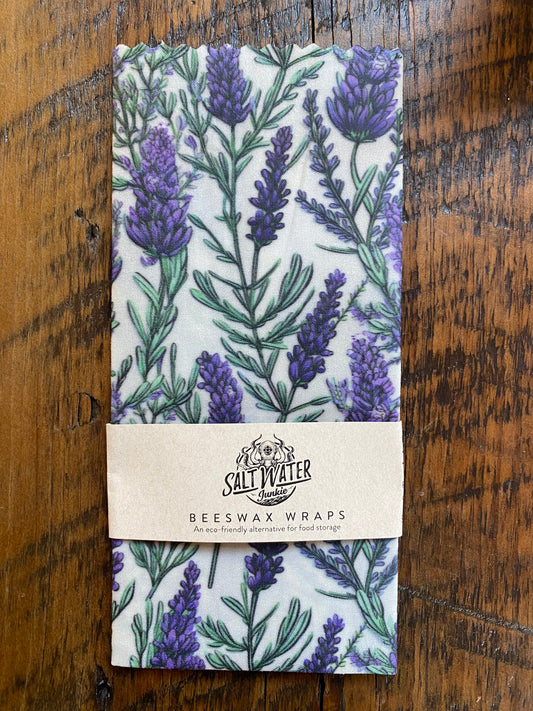 Lavender Fields Beeswax Food Wraps - Single Medium