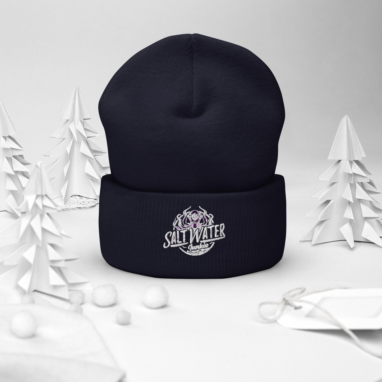 SWJ Octopus Logo - Cuffed Beanie