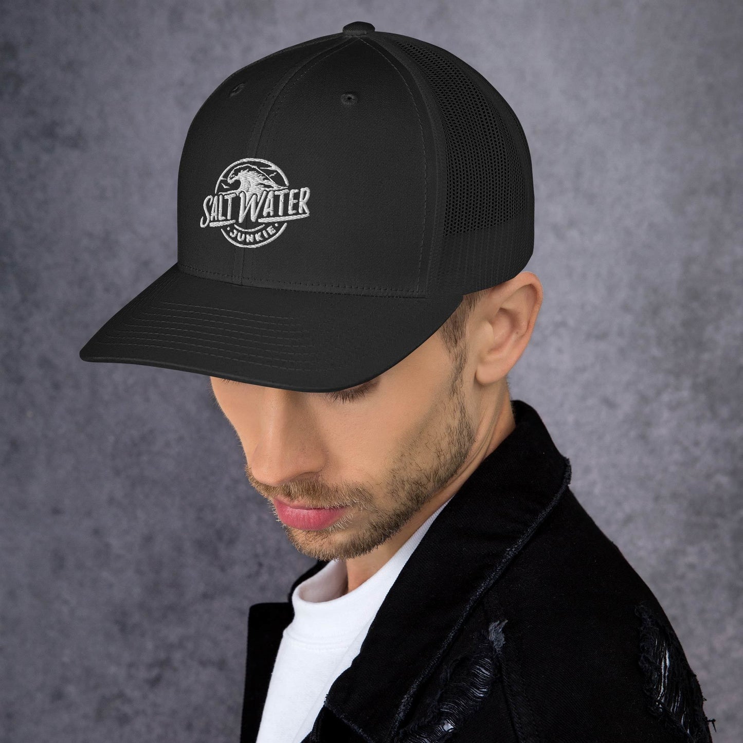 SWJ Wave Logo - Trucker Hat