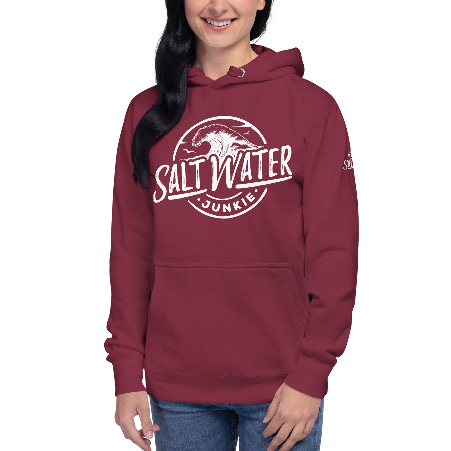 SWJ Wave (with SWJ Octopus logo on sleeve) - Unisex Hoodie