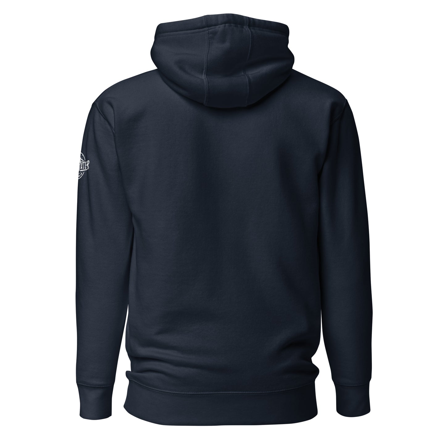 Gone Fishing (SWJ wave rider logo on sleeve) - Lad's Hoodie