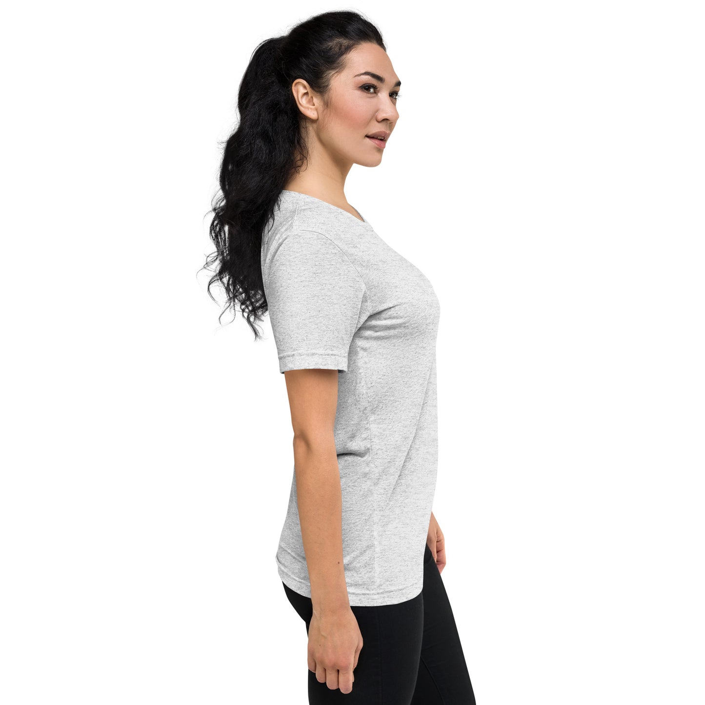 Salt Water Junkie Wave (chest & back) - Tri Blend Unisex T-Shirt