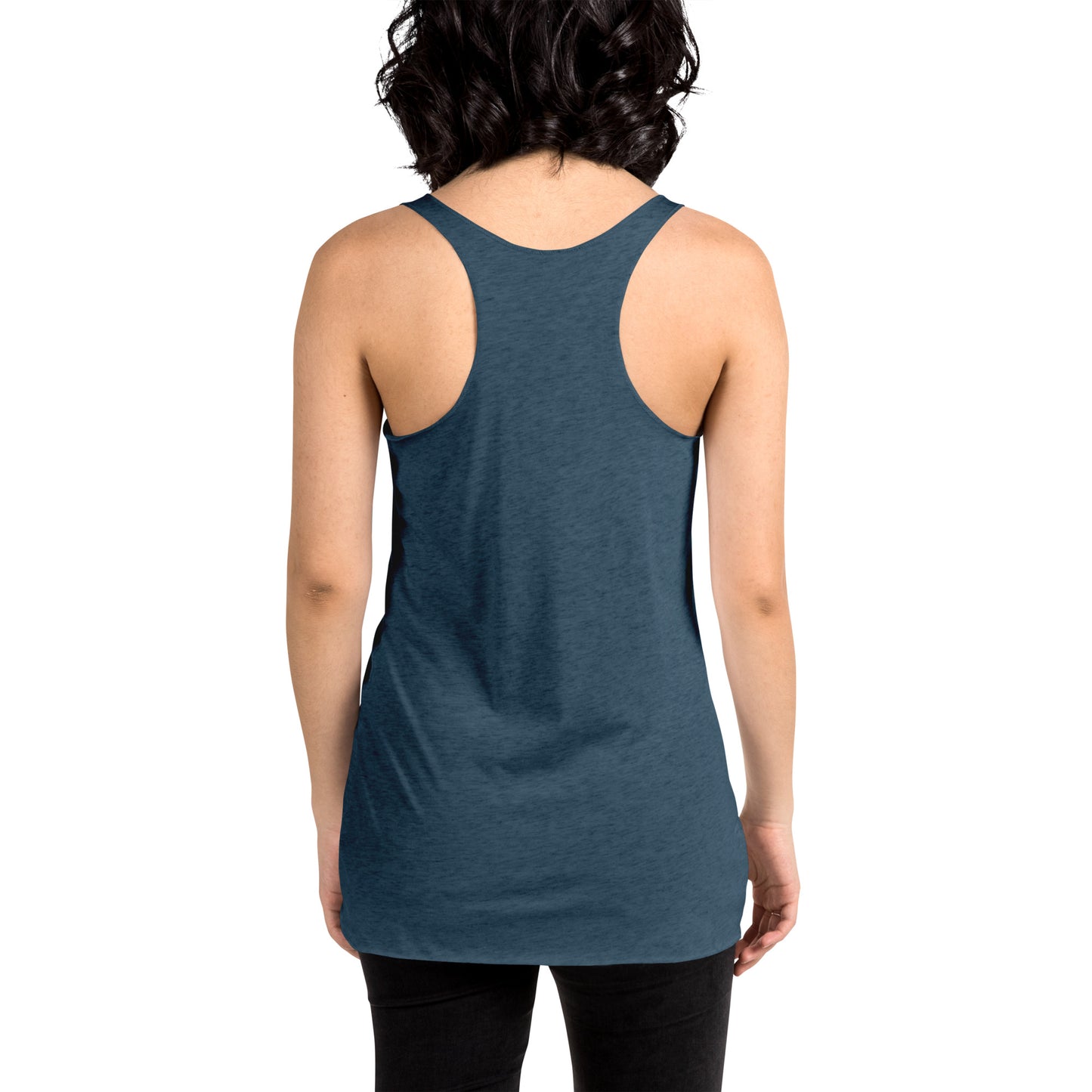 SWJ Wave Logo front -  Lass's Racerback Tank Top