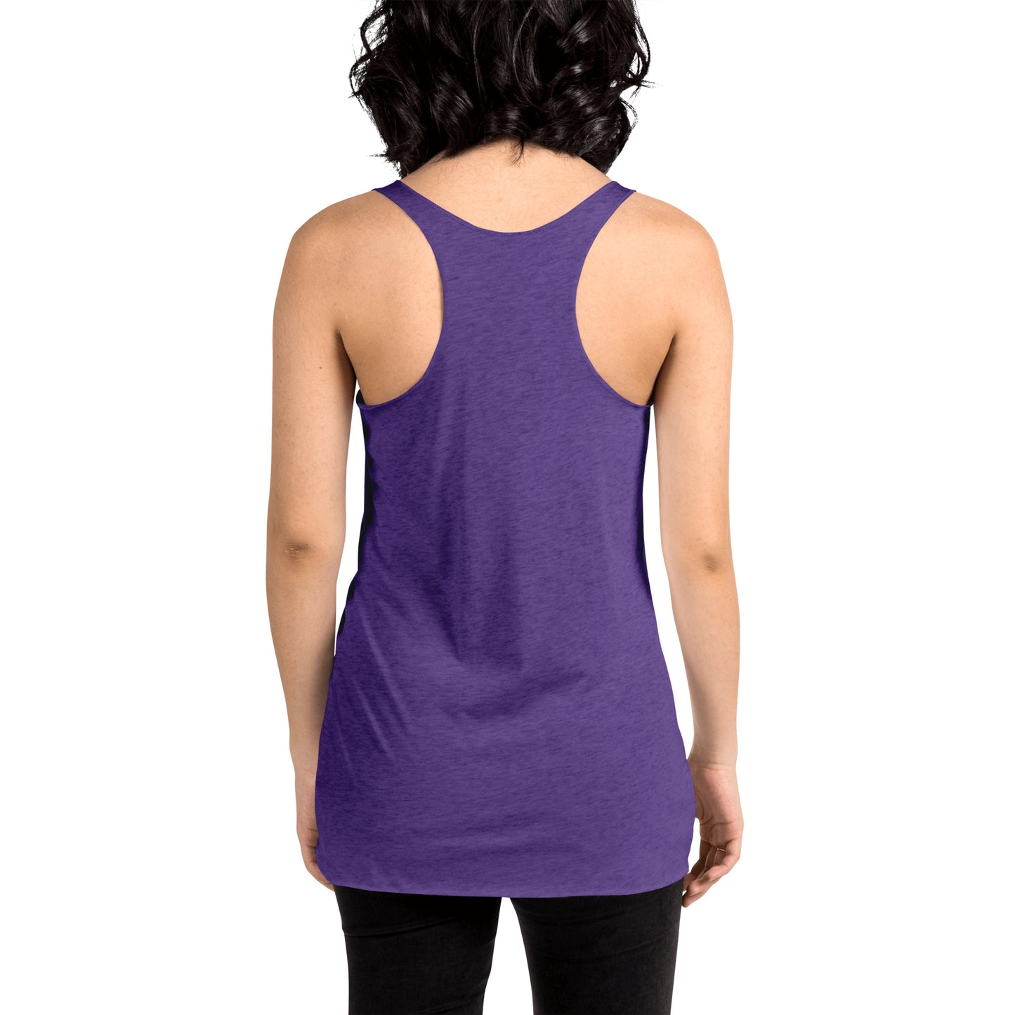 SWJ Wave Logo front -  Lass's Racerback Tank Top