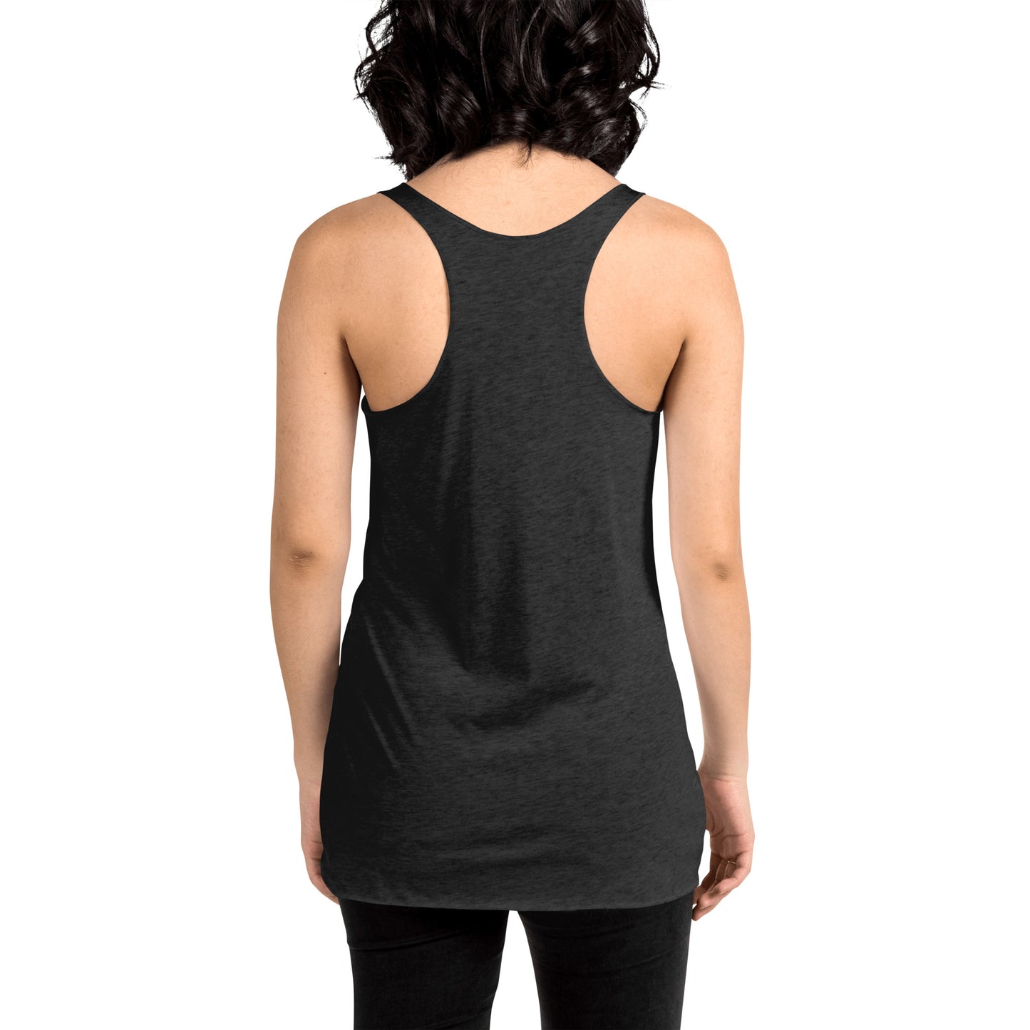 SWJ Wave Logo front -  Lass's Racerback Tank Top