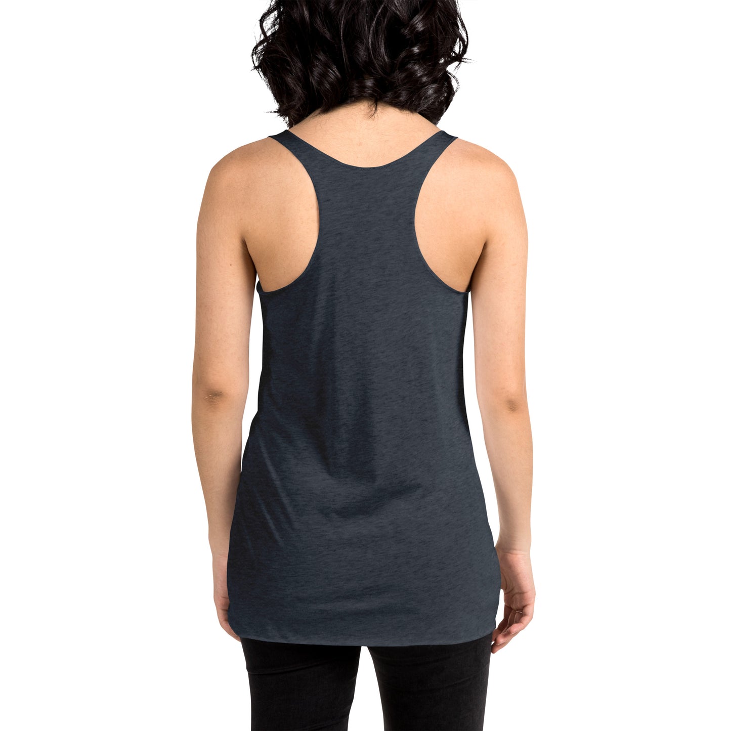 SWJ Wave Logo front -  Lass's Racerback Tank Top